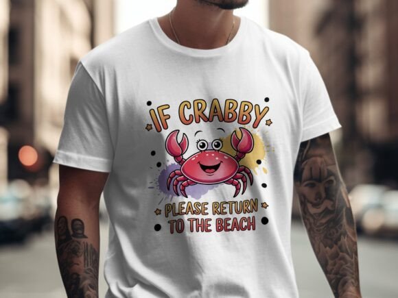 Creative Uses for the If Crabby Return to the Beach PNG Design
