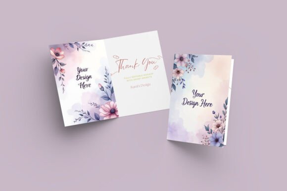 Elevate Your Designs: Professional Invitation & Greeting Card Mockup