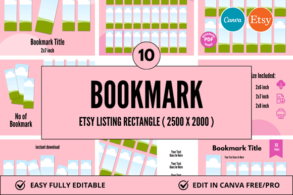 Elevate Your Etsy Shop with Bookmark Mockups