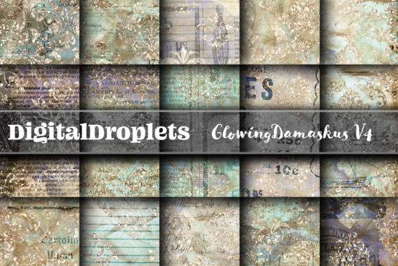 Elevate Your Projects with Vintage Elegance: The Glowing Damaskus Collection