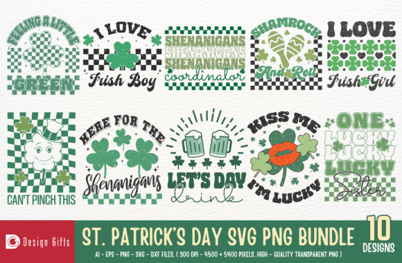 Elevate Your St. Patrick's Day Projects with Premium SVG & PNG Bundles
