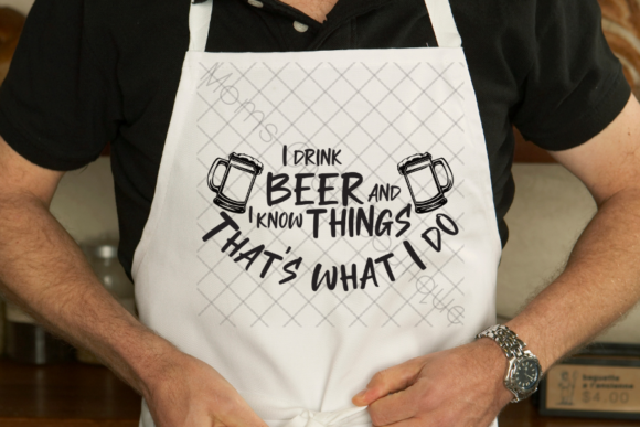 I Drink Beer and I Know Things, Dad SVG: A Graphic Design Perspective