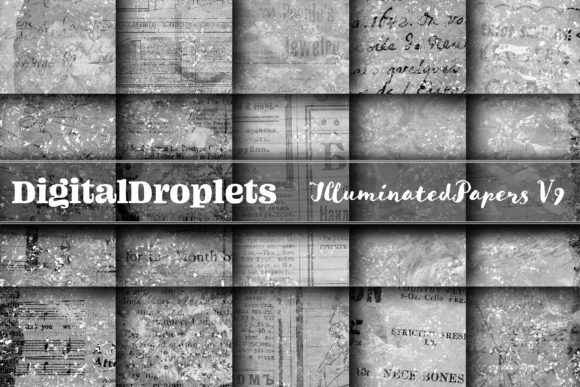 Illuminated Papers Vol. 9: Vintage Texture for Modern Design