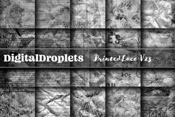 Printed Lace Vol. 23: A Vintage Paper Collection for Designers