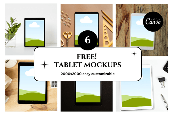 Tablet Etsy Canva Mockup: Elevate Your Digital Product Presentations
