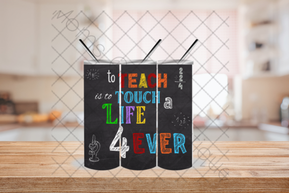 To Teach - Touch a Life 4 Ever, Tumbler: Design & Impact