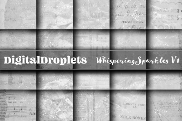 Whispering Sparkles Vol. 1: Vintage Paper Textures for Design